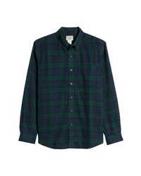 L.L. Bean Traditional Fit Scotch Plaid Flannel Shirt