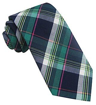 jcpenney Stafford Bubble Gum Plaid Tie, $30 | jcpenney | Lookastic