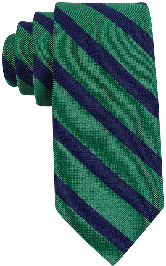 deadlock Korridor Kommunisme Tommy Hilfiger Vintage Slim Slide Stripe Tie, $65 | Macy's | Lookastic