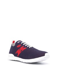Kiton Logo Knitted Sneakers