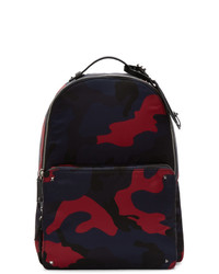 Navy and Red Backpack