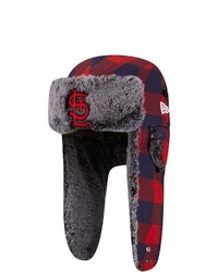 New Era Red St Louis Cardinals Buffalo Plaid Trapper Hat At Nordstrom