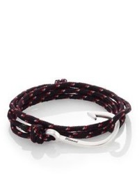 Miansai Hook Rope Wrap Braceletsilvertone
