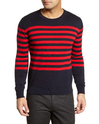 Bugatchi Breton Stripe Sweater