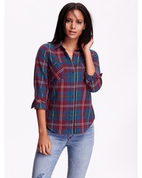 Old Navy Classic Plaid Flannel Shirt
