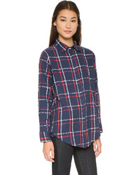 Sundry Oversized Flannel Check Shirt