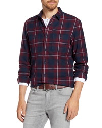 Fit Plaid Flannel Button Up Shirt