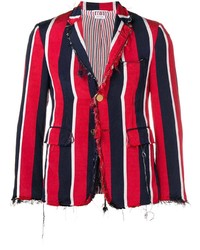 Thom Browne Wide Repp Stripe Sport Coat