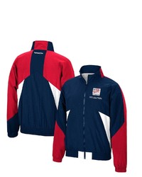 Mitchell & Ness Navy New England Revolution Since 96 Full Zip Windbreaker Jacket