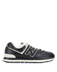 New Balance 574 Sherpa Trimmed Sneakers
