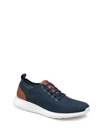 J AND M COLLECTION Amherst Knit Sneaker In Navy Knit At Nordstrom