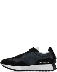 New Balance Black Navy 327 Sneakers