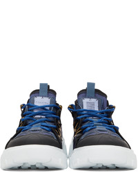 McQ Blue Black Orbyt Descender Sneakers