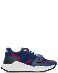 Burberry Blue Red Ramsey Sneakers