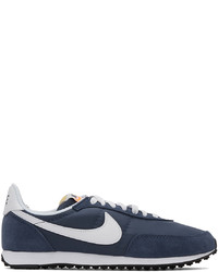 Nike Blue White Waffle Trainer 2 Sneakers