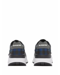 Burberry Check Pattern Low Top Sneakers