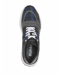 Burberry Check Pattern Low Top Sneakers