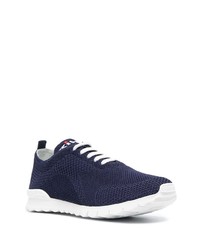 Kiton Knitted Low Lace Up Sneakers