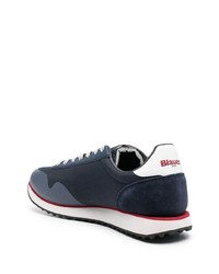 Blauer Knitted Upper Low Top Sneakers