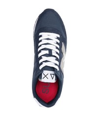 Sun 68 Logo Low Top Sneakers