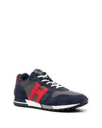 Hogan Logo Patch Panelled Sneakers