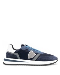 Philippe Model Paris Logo Patch Panelled Sneakers
