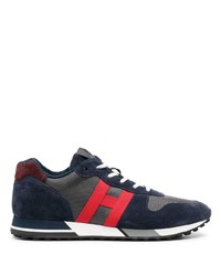 Hogan Logo Patch Panelled Sneakers