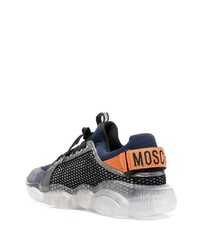 Moschino Logo Print Honeycomb Sneakers