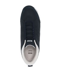 BOSS Logo Print Slip On Sneakers