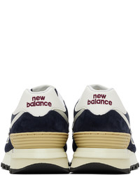 New Balance Navy 574 Legacy Sneakers