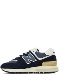 New Balance Navy 574 Legacy Sneakers