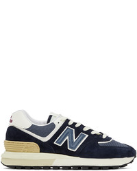 New Balance Navy 574 Legacy Sneakers