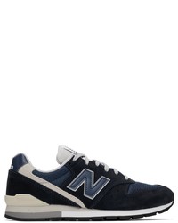 New Balance Navy Gray 996v2 Sneakers
