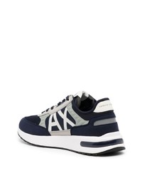 Armani Exchange Panelled Lace Up Sneakers