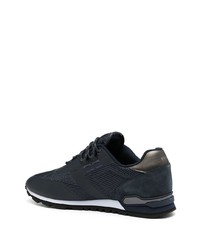 BOSS Panelled Low Top Leather Sneakers