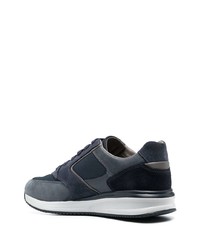 Geox Panelled Low Top Snakers