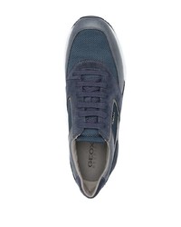 Geox Panelled Low Top Snakers