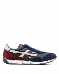 Premiata Panelled Low Top Trainers
