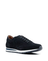 Hackett Perforated Logo Suede Sneakers