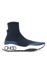 Jimmy Choo Raine Sock High Top Sneakers