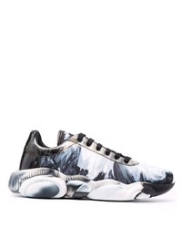 Moschino Teddy Sole Abstract Print Sneakers