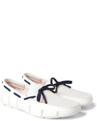 Swims Rubber And Mesh Boat Shoes