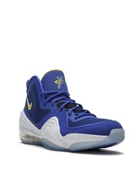 Nike Air Penny 5 Blue Chips High Top Sneakers