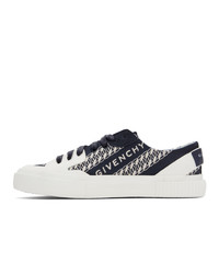 Givenchy Navy Chain Tennis Light Sneakers