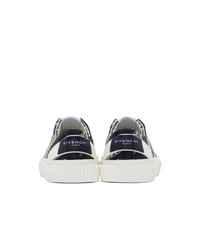 Givenchy Navy Chain Tennis Light Sneakers