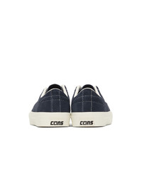 Converse Navy Suede One Star Pro Sneakers