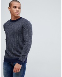 Ted Baker Jumper With Knitted Stripe Rib