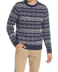 Schott NYC Icelandic Wool Blend Crewneck Sweater