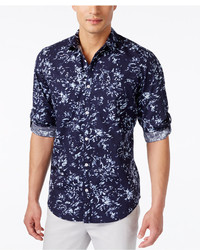 INC International Concepts Breakline Long Sleeve Shirt Only At Macys