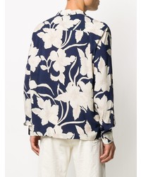 AllSaints Floral Print Button Up Shirt